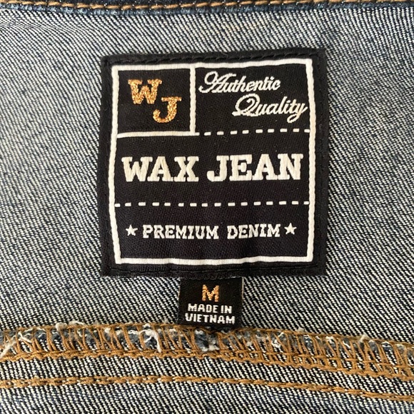 Wax Jean Denim Vest. Size Medium - Picture 5 of 7